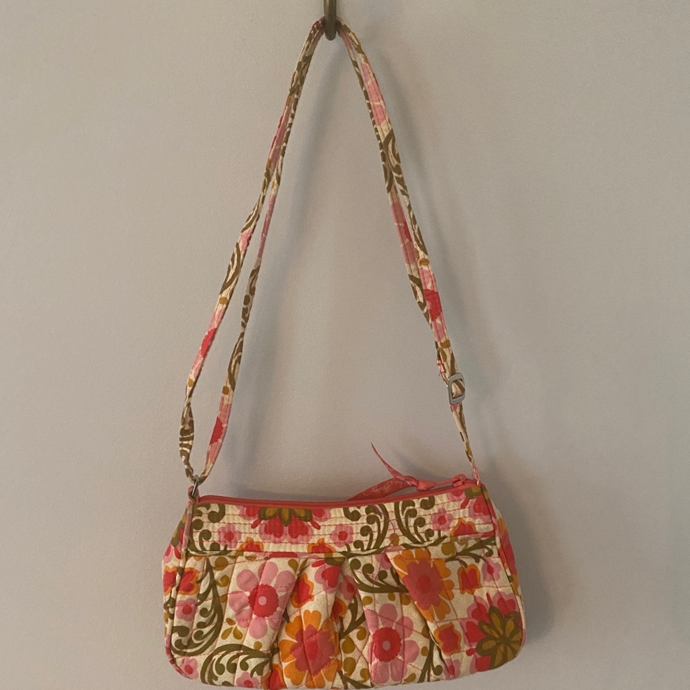 Vera Bradley Small pink  floral purse bag